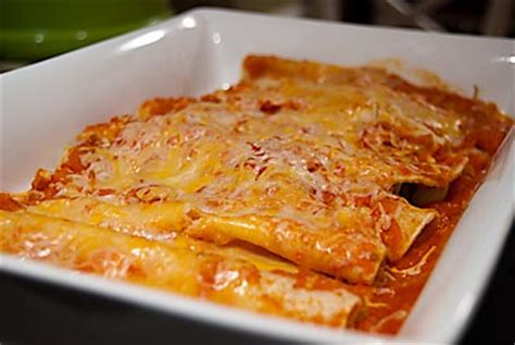 Mexican chicken enchiladas