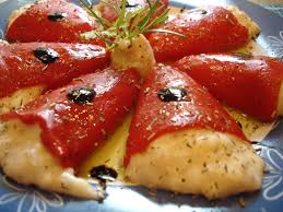 Piquillo Peppers Stuffed with ground beef (Pimientos de Piquillo rellenos)