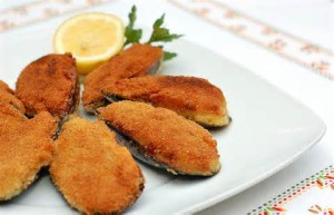 Stuffed mussels (Mejillones rellenos or Tigres)