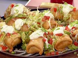 Mexican beef chimichangas